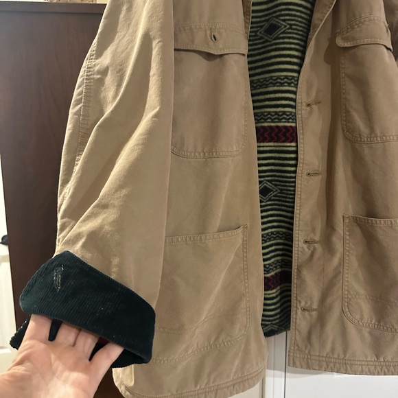 Patagonia vintage Nuevo range coat barn jacket work wear aztec synchilla - Picture 4 of 16